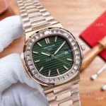 Clone Patek Philippe Nautilus 5711 Olive Green Watch 42mm Automatic